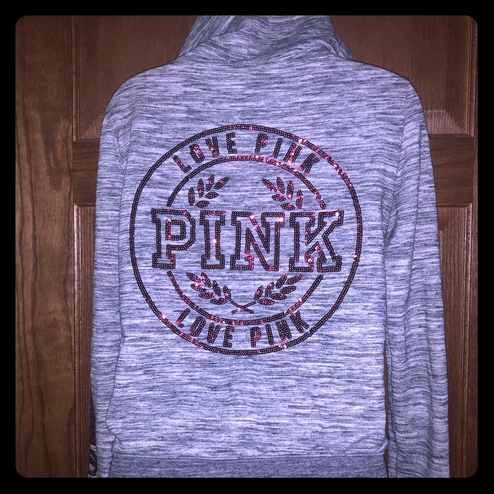Victoria’s Secret PINK Sweatshirt Sequin Jacket